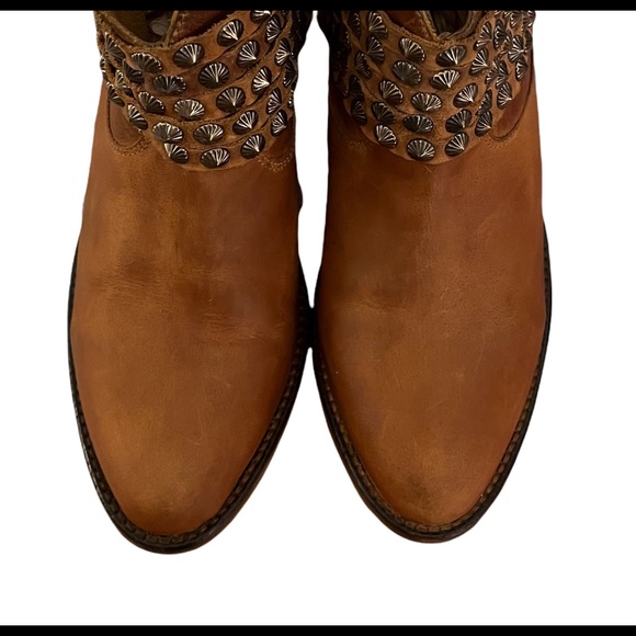 Steve by Steve Madden | Janne Studded Brown Ankle Boots size 7.5 - Picture 8 of 12